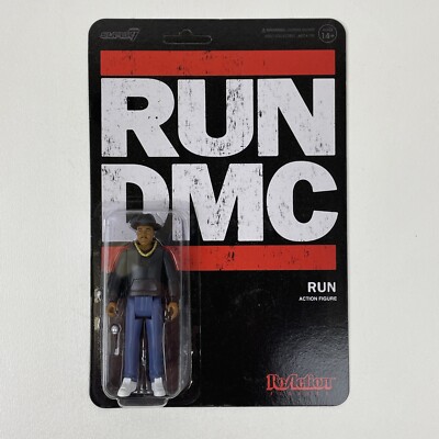 Run DMC Joseph Run Simmons Hip Hop Icon Legend ReAction Figure Super7