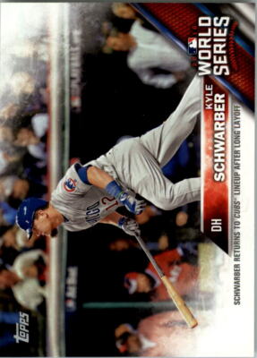 2016 Cubs Topps World Series Champions Baseball Card Pick (Base)