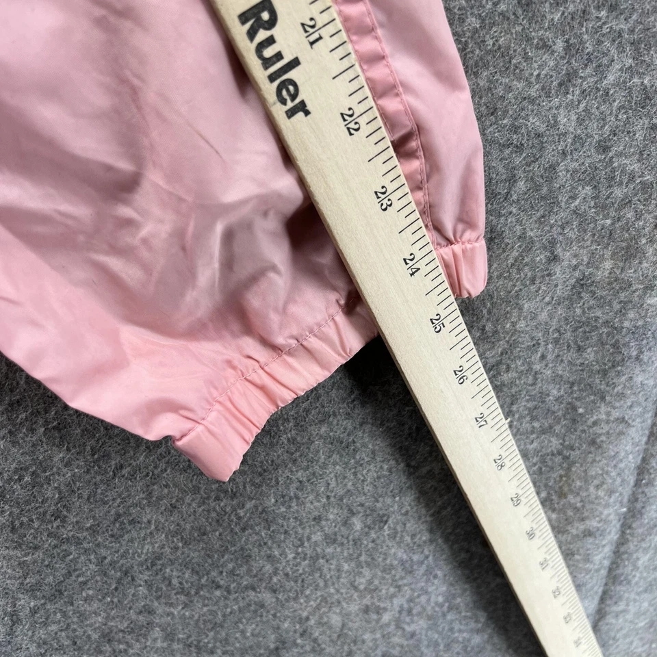 Chaqueta Woolrich Hombre Grande Teton Rosa Cremallera Completa Rendimiento Anorak Cortavientos De Colección Foto 4 de 4