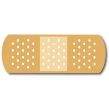 Band Aid Magnet Decal, 3x8 In Heavy Duty Automotive Magnet for Car, Truck, SUV