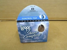 Vintage 2000 L'eggs Size B Pantyhose 76010 Sheer Comfort Nude Enhanced Toe NOS