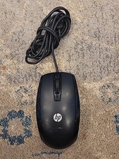 HP 505062-001 Rev. A USB wired Optical Mouse Scroll Wheel BLACK
