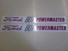 Ford 801 Hood Decals