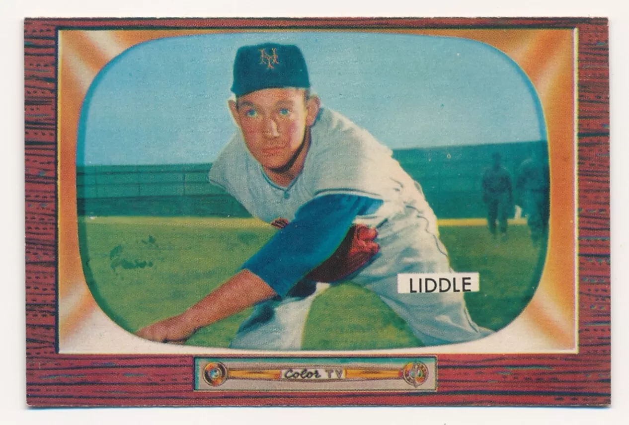 Don Liddle trading card