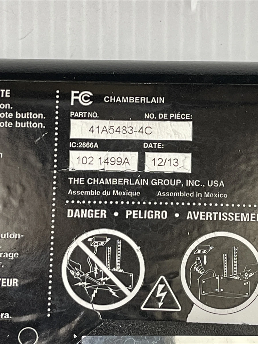 Sears Chamberlain 14gp626b Garage Door Receiver Board 41a5483-4c