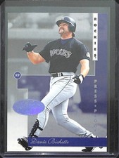 1996 Leaf Signature Platinum Press Proof #47 Dante Bichette