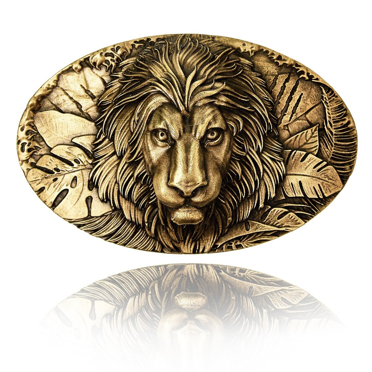 lion belt buckle designer