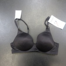 Jockey Women's Black Medium Padded Wireless T-Shirt Bra Nylon Spandex