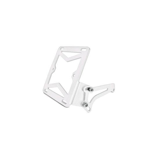 Support latéral de plaque pour Booster et Nitro blanc en acier renforcé