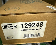 Cross Manufacturing 129248 SD4BALB7 Hydraulic Selector Valve New in Box