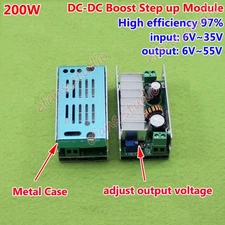 1xDC-DC Step up Voltage Converter 6-35V To 6-55V 12V 24V 48V Power Supply Module