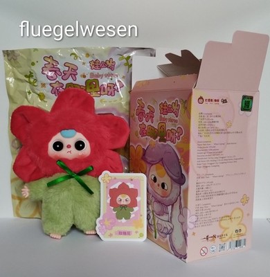 Original Baby Three Where's Spring - Rose Flower Cureplaneta Anhänger Blind Box