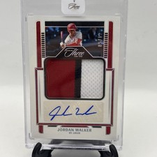 2023 Panini Three and Two - Auto Jersey Jordan Walker #AJ-42 Holo Silver RPA /12