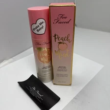 Too Faced Peach Mist Mattifying Setting Spray 4.0 Oz BNIB JUMBO SIZE AUTHENTIC 