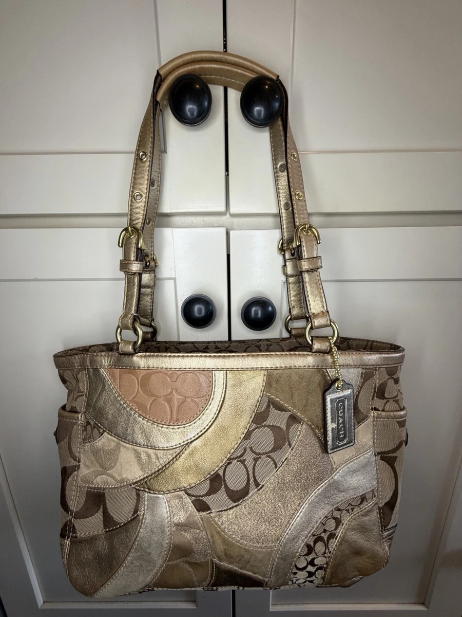 Coach Patchwork Satchel/Top Handle Bag Medium Bags & Handbags for