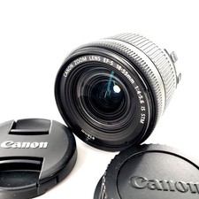 Canon EF-S 18-55mm f/4-5.6 IS STM Lens w/ Caps Tested  Works
