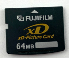 Fujifilm xD Picture Card 64MB Memory Card Tested Working