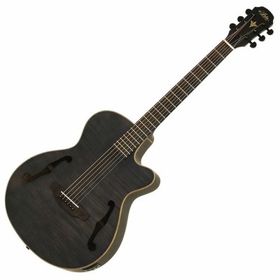 ARIA FET-F2 Stain Black Electric Acoustic Guitar NEW