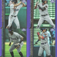 2025 Topps Pro Debut Purple Foil /299 1-200 You Pick Complete Your Set