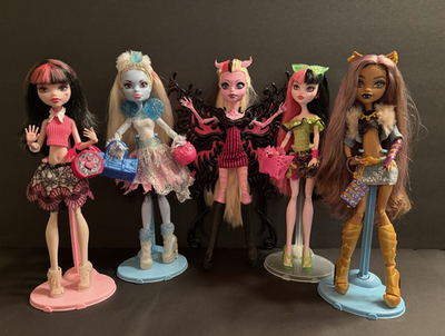 #ad Monster High Lot 5 Doll Custom Complete Bonita Abbey Draculaura Clawdeen $200.00