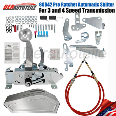 For B&M 80842 Pro Ratchet Automatic B&M Shifter fit 3 & 4 Speed Transmission