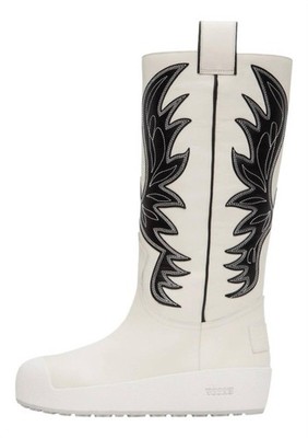 Bally Women's Chambery Leather Knee-High Boot White