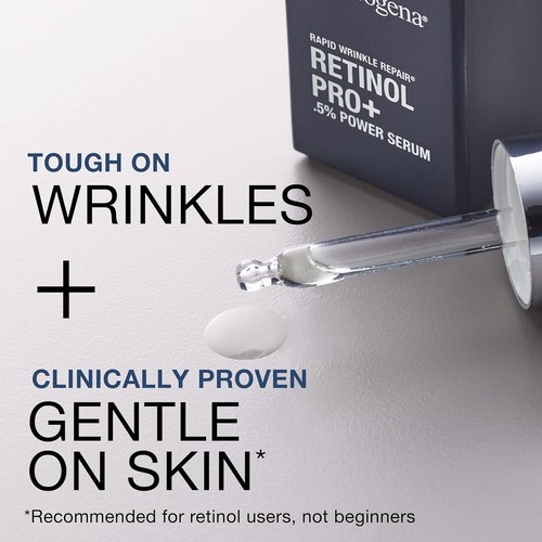 Neutrogena Rapid Wrinkle Repair Retinol Pro+ 0.5% Power Serum - Made in France - Picture 3 of 6