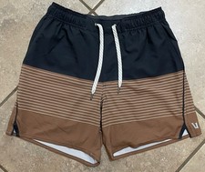 Vuori Trail Short 2.0 V341 Lined Men s Small 6 Inseam Multi Color
