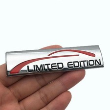 4PCS Limited Edition Logo Car Badge Metal Emblem Auto Sticker Decal Accessories