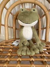 Jellycat Finnegan Frog 20cm Retired New with Tags
