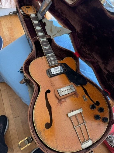 Historic Kay "Barney Kessel" Archtop Electric Guitar with old Gibson Humbucker