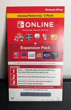 Nintendo Switch Online + Expansion Pack (Individual - 12 Month)