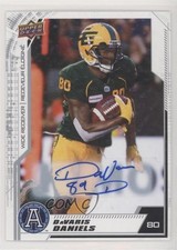 2020 Upper Deck CFL Auto Davaris Daniels #101 Auto l5j