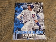 2022 Topps Javier Baez Welcome To The Show Insert Nmmt