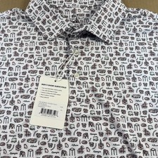 Rhoback Polo Georgia Bulldogs Men XXL Short Sleeve Collegiate College Town NWT