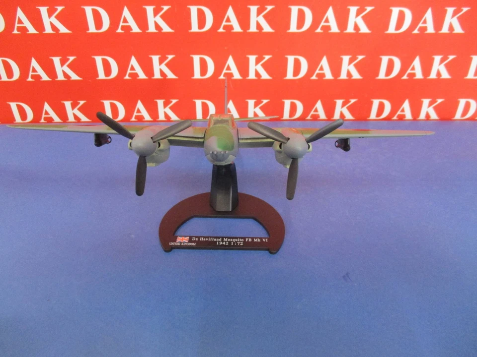 Die cast 1/72 Modellino Aereo Aircraft De Havilland Mosquito FB MK VI EO A 1942 - Immagine 3 di 4