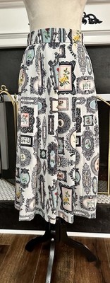 Anthropologie Pankaj & Nidhi Framework Midi Skirt Size Medium