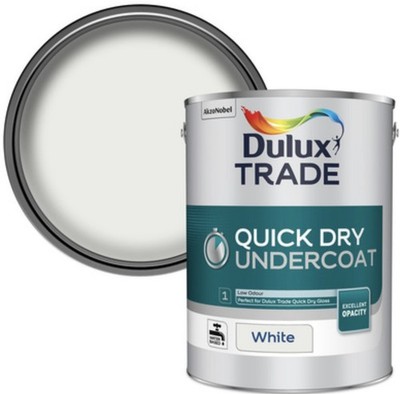 Dulux Trade Schnelltrocknende Unterwolle Weiß 5L  