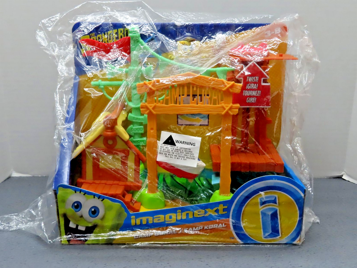 Imaginext Spongebob Squarepants Camp Coral Playset Movie Sponge on