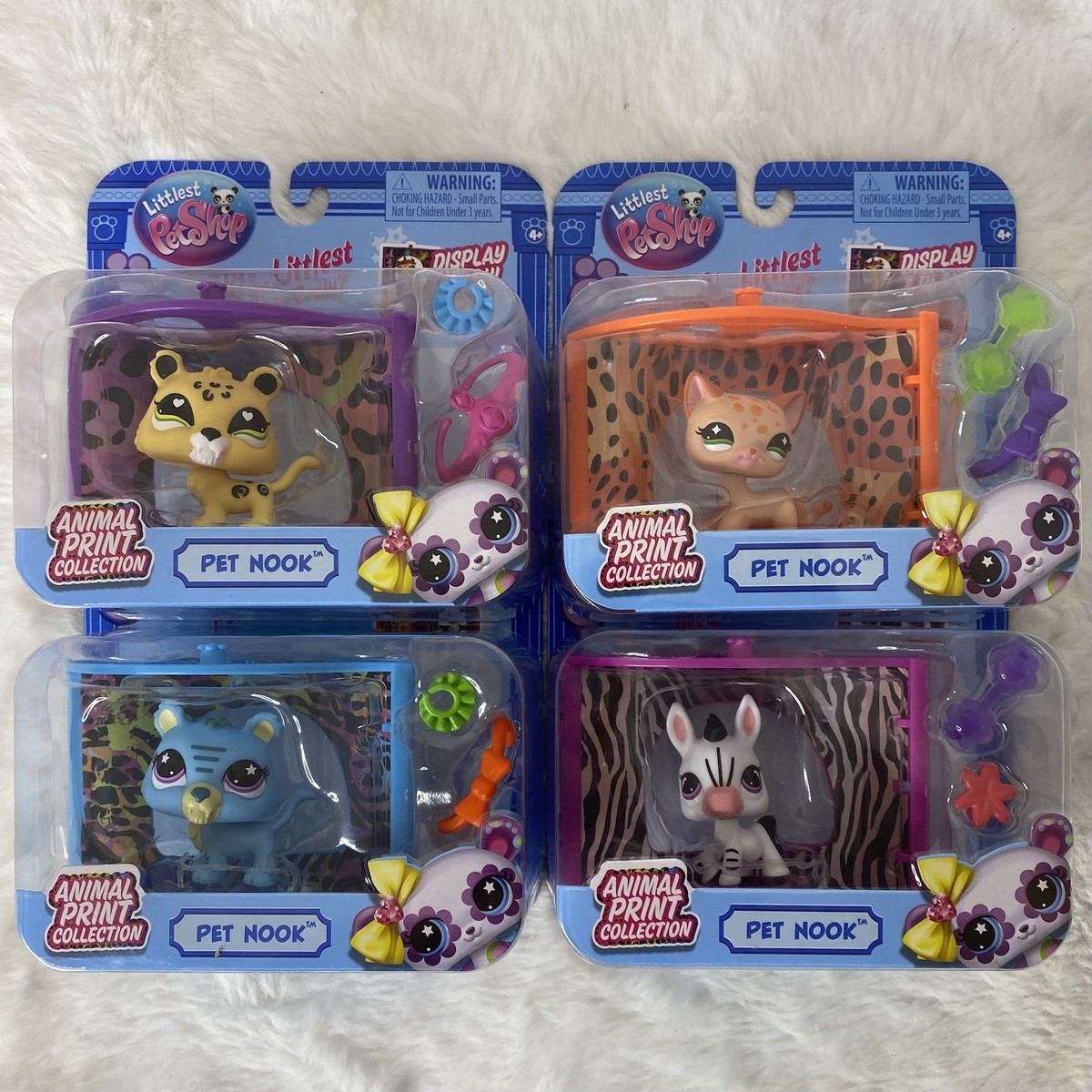 Littlest Pet Shop LPS G7 Pet Nook Jaguar Leopard Tiger Shorthair