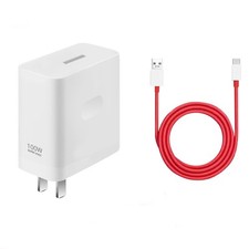 65W warp Charger for OnePlus 8T 9 9R 9Pro Power Adapter with USB C-to-C Warp Cha