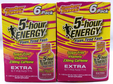12Pk- 5-Hour Energy Strawberry Banana,Sugar Free, 1.93 Fl. oz. Each, Exp. 6/26