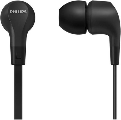 Philips Audio In-Ear Kopfhörer mit Inline Fernbedienung Leistungsstarker Bass Schwarz