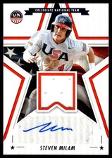 2025 Panini Stars & Stripes Steven Milam Materials Auto #SSM-SM