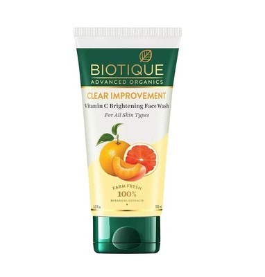 Biotique Advanced Organics Clear Improvement Vitamin C Brightening Face Wash 150