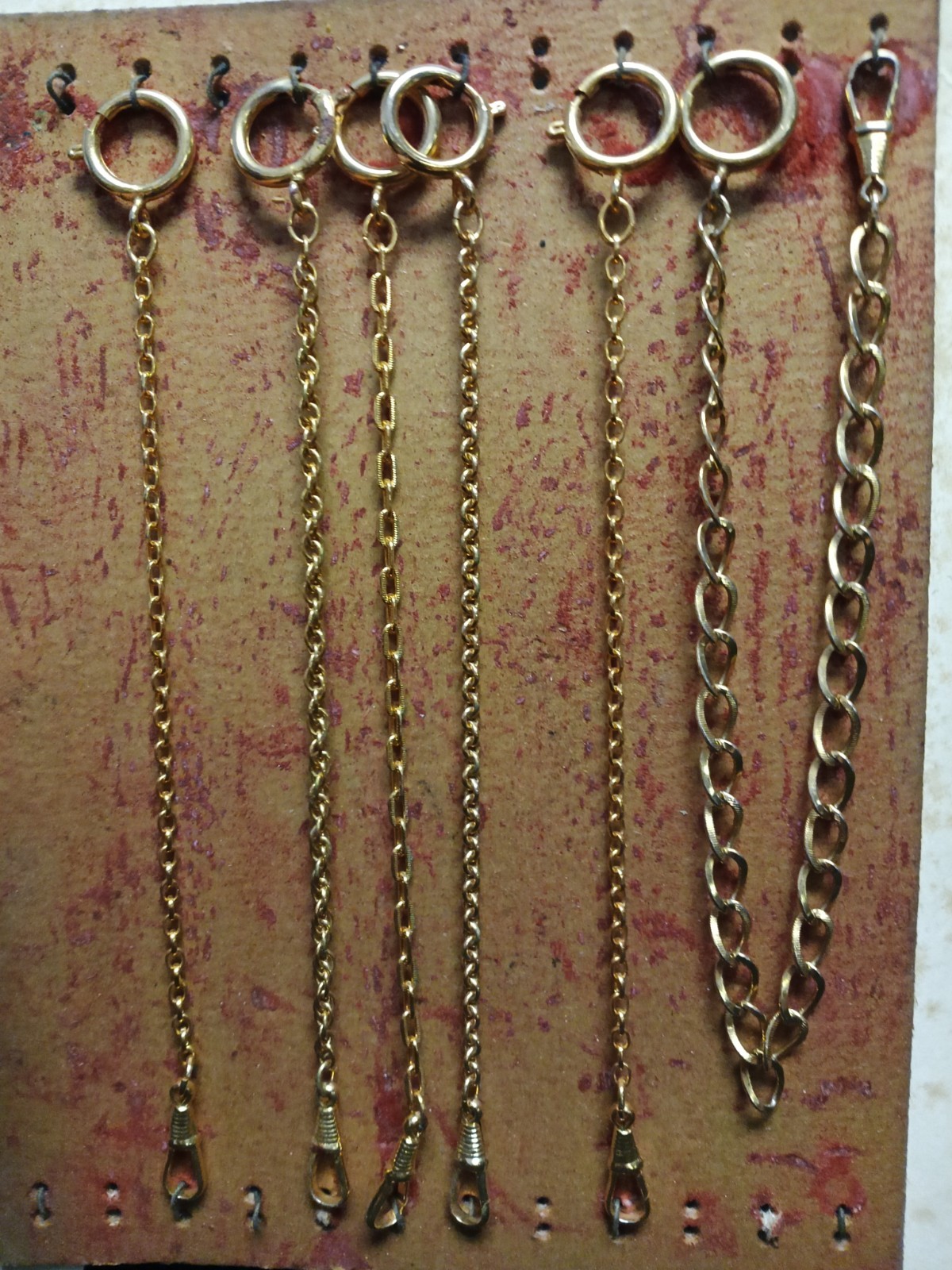 Gold Colored Watch Chains - image 6