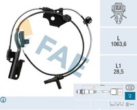 FAE 78750 Sensor FüR Raddrehzahl ABS Sensor Raddrehzahl