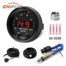 Car O2 Air Fuel Ratio Wide-Band Gauge Kit for 30-0300 X-Series AFR Wideband LSU 