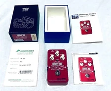 EBS Bass Effects Pedal DRIVE ME CRAZY Red Excellent Condition