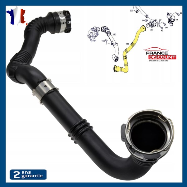 Schlauch D'intercooler FüR Renault 144600199R Kangoo 1.5 DCI Turbo 144609191R-image